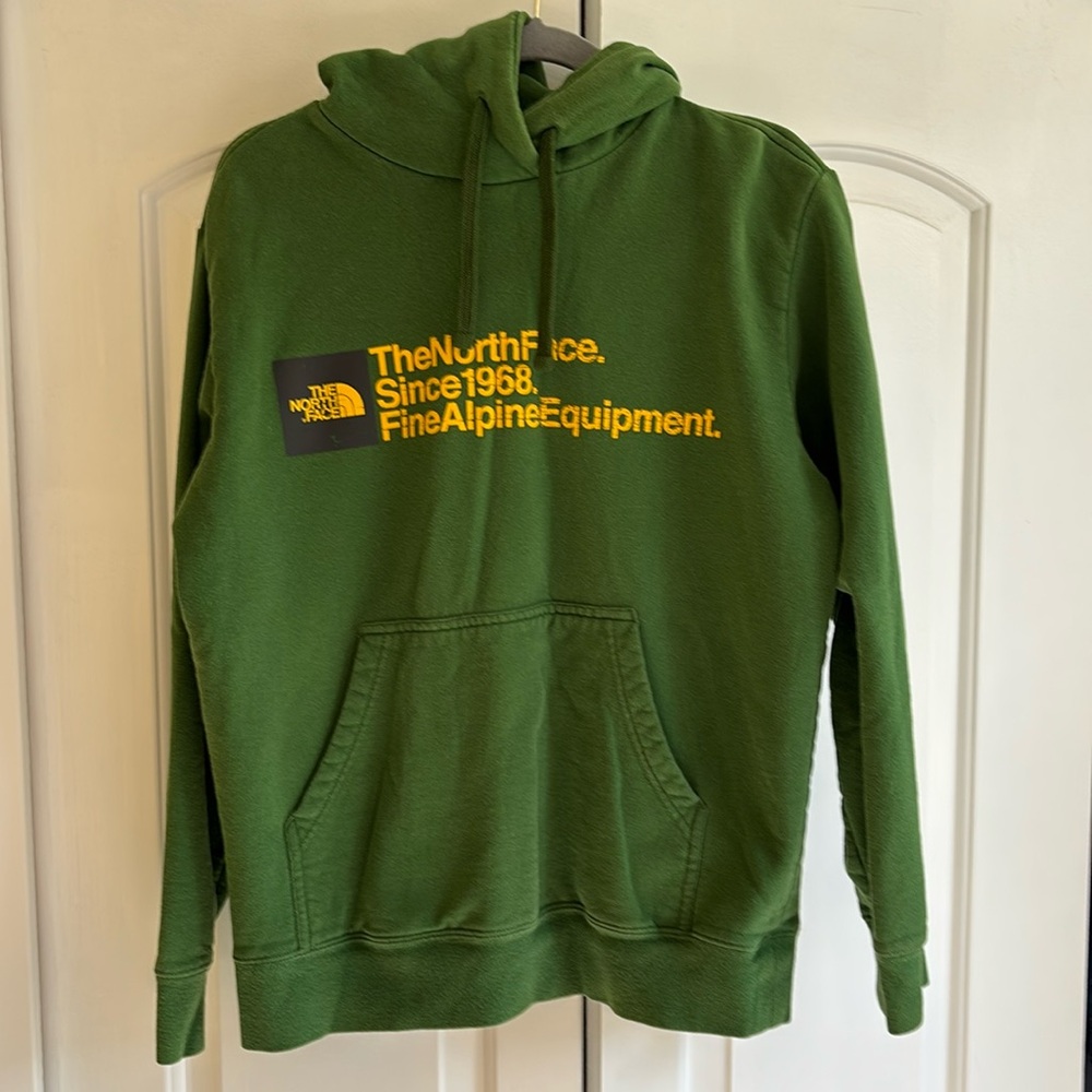 The North Face Hoodie Medium Green